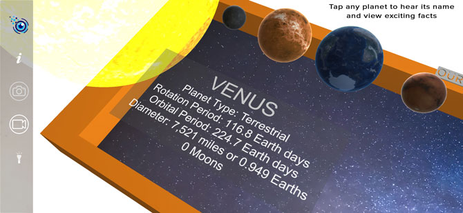 Our Solar System: An Augmented Reality Poster - FarSight XR
